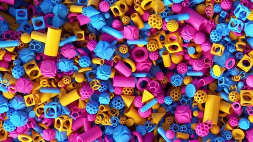 Animation of Geometric Shapes in Motion