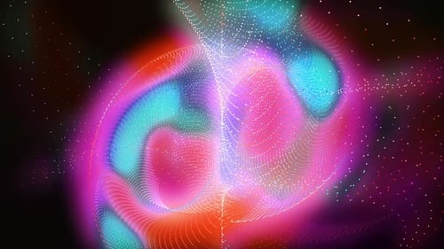 fondo de partículas degradadas