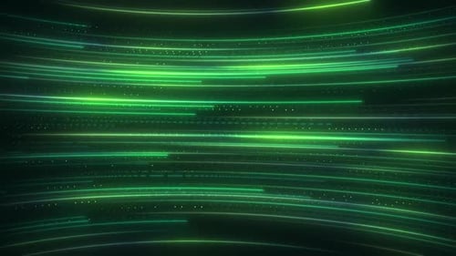 Fond d'écran sur le thème de la vitesse de transfert de données rapide, vert V6