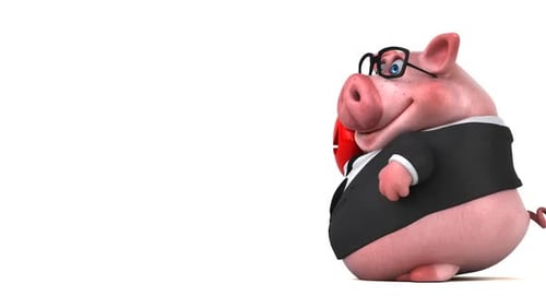 Fun pig - 3D Animation