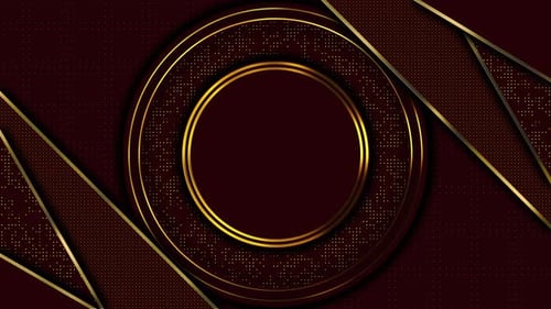 Luxury Circles and Dots Loop Background