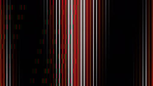 Red And White Descending Endless Neon Lines Background Vj Loop In 4K