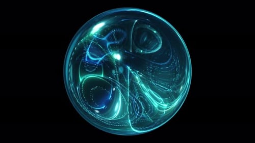 Cyber Sphere Vj Background