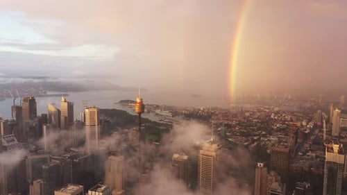 Sydney - Rainbow Sunset Flight