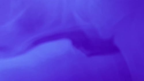 Abstract Animated Design on Blue Gradient Background