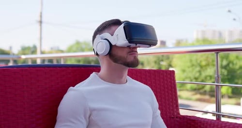 Businessman Vr Glasses