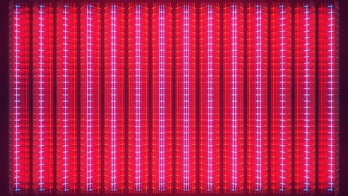 Red With Blue Blinds Background Vj Loop In HD