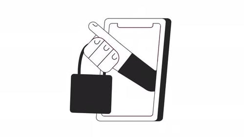 Ecommerce Retail Bw Animation