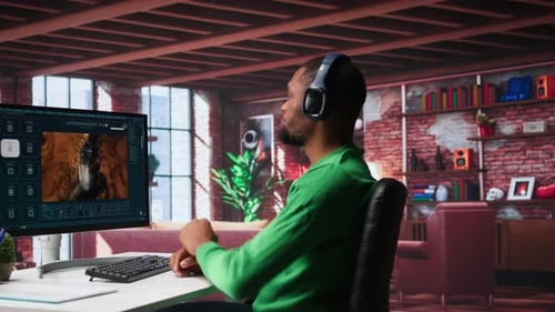 Un Afro-Américain explore l'art génératif de l'IA et les visuels d'apprentissage en profondeur