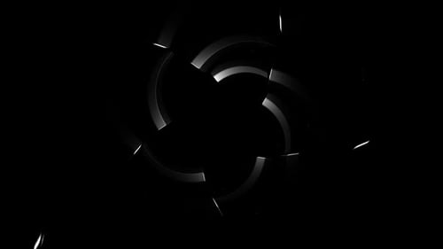 Abstract Geometric Rotating Circular Elements Background Loop