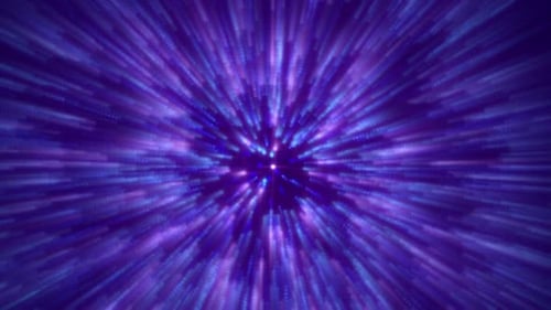 Abstract Hyperspace Light Streaks Motion Background