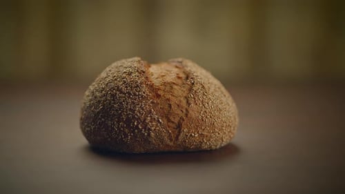Bakery Concept of Homemade Breads Loaf Pastry Food Background