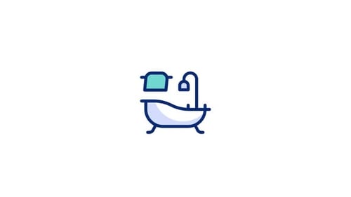 Bathtub Animated Icon