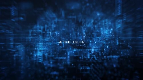 Digital Data Screen Words Artificial Intelligence