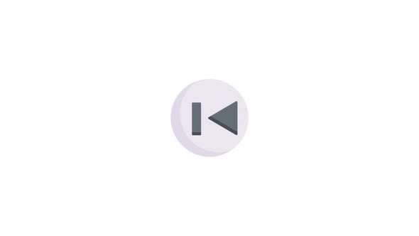 Skip Backward Icon Animation, Elements Motion Graphics ft. alpha ...