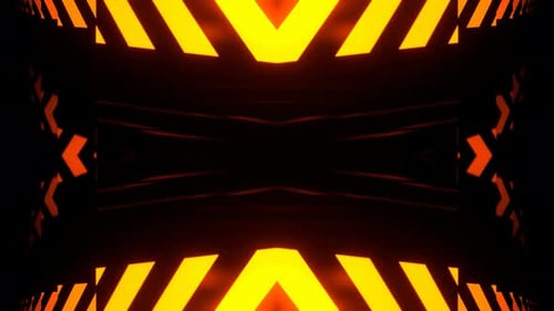Orange Smooth Striped Abstract Pattern Background Vj Loop In 4K