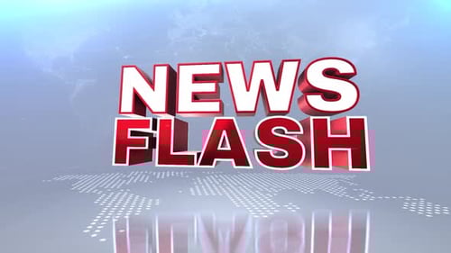 Modern 3D News Flash Title Broadcast Reveal