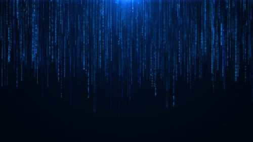 Digital Technology Background Geometric Cyberspace Tunnel Universe Stardust Cyber Futuristic