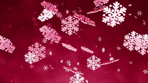 Weihnachts-Schneeflocken-Hintergrund V2