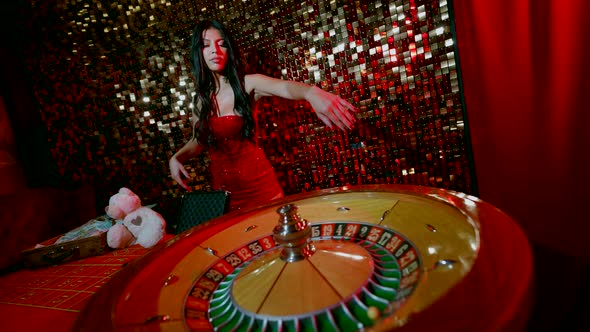 The Sparkling Lights of the Casino are Reflected in the Steel Elements ...