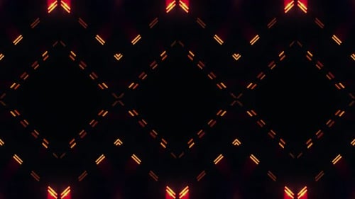 Psychedelic Futuristic Tunnel Background Video