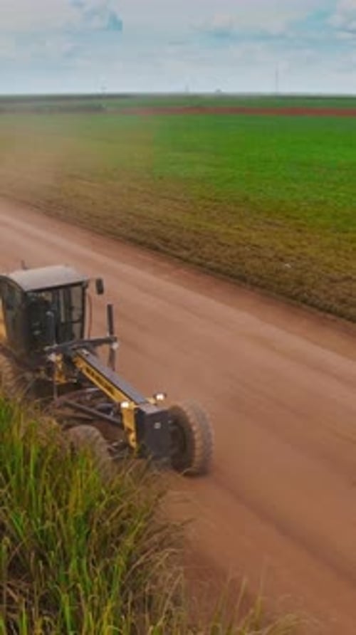 Landwirtschaftliche Nivelliermaschine Feld zur Korrektur landwirtschaftlicher Oberflächen Farm.mov