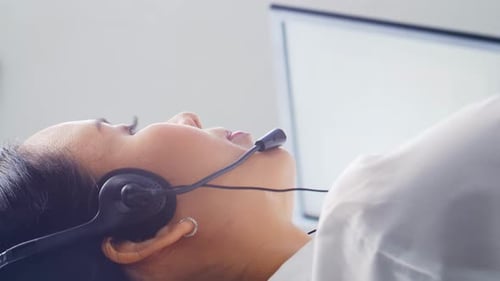 Diverse Team of Young Professionals is Working in the Phone Support Office Working Day of Sales