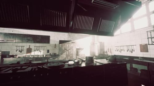 Old Kitchen of Abandoned House