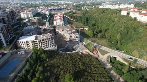 Aerial Construction Site