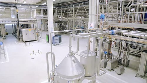 Modern Industrial Factory Interior Ambiance