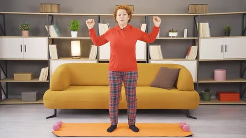 Back and shoulder exercise.