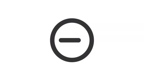 Icône Ui linéaire de montre animée