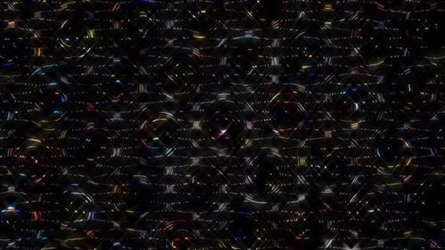 Abstract Shimmering Wavy Lines Pattern Loop Background