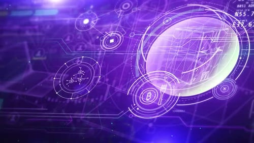 Digital Space with Servers and Crypto Assets
