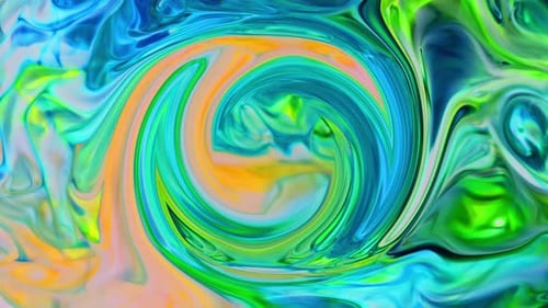 Abstract Colorful Ink Movements Spreads On Water Texture 443