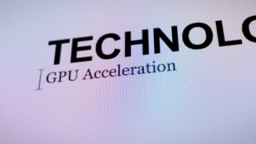 GPU-Beschleunigung beim Eingeben eines Schlüsselworts in die Online-Suchleiste