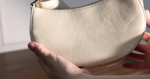Close Up of Handbag on Table