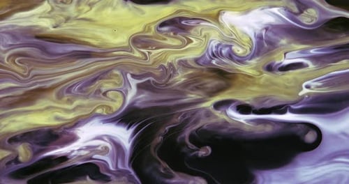 Mesmerizing Abstract Fluid Ink Motion Background