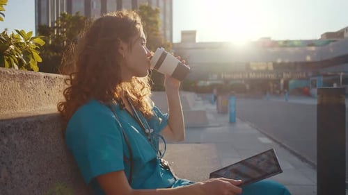 Nurse daily life at the hospital