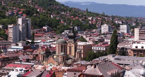 Serbian Orthodox Church - Cathedral Church of the Nativity of the Theotokos In Sarajevo, Bosnia and