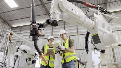 Industrial Robotic Arm.