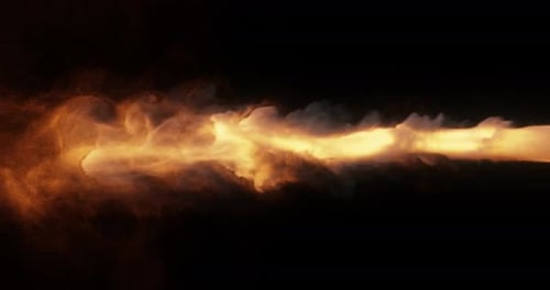 Dynamic Flowing Energy Particle Stream Effect