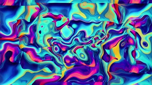 Color abstracto con bucle de fondo en movimiento