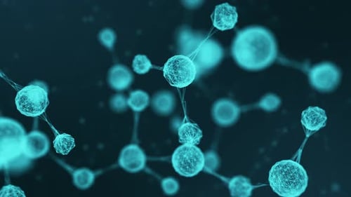 estructura molecular abstracta