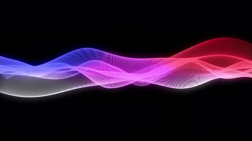 Animación de líneas de partículas de gradiente