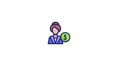 Businesswoman Animated Icon
