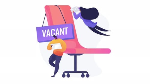 Personnes postulant pour un poste vacant. Concours commercial, offre d'emploi disponible, candidature