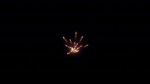 Ground Fireworks Burst sparks Eruption