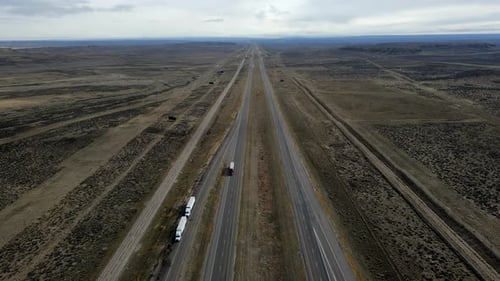 North American highway landscape video
