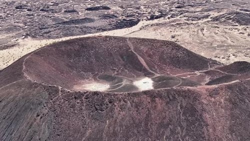 Blick auf den Vulkan von innen